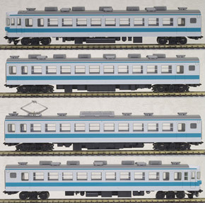 16番 国鉄 153系 電車 (新快速・低運転台) (基本・4両セット) (鉄道模型)