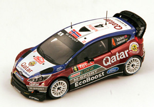 フォード フィエスタ RS WRC 2013年モンテカルロラリー6位 #4 M.Otsberg - J.Andersson (ミニカー)