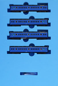 KUMOHA41 Fukuen Line J.N.R. Blue #20 (4-Car Set) (Model Train)