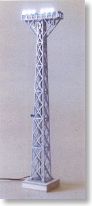 HO Yard Lighting Tower (Both Side Floodlight) (Unassembled Kit) (Model Train)
