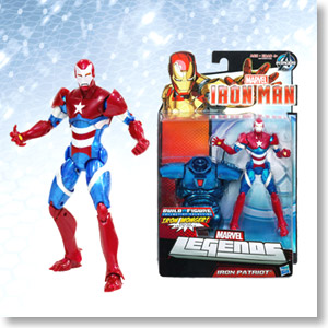 Iron Man 3 - Hasbro Action Figure: 6 Inch / Legends - #01 Iron Patriot (Comic Version) (Completed)