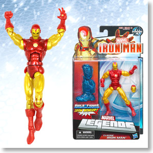 Iron Man 3 - Hasbro Action Figure: 6 Inch / Legends - #02 Iron Man (Comic Classic Version) (Completed)