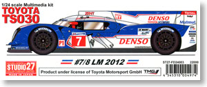 TOYOTA TS030 LM 2012 (レジン・メタルキット)