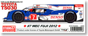 TOYOTA TS030 WEC FUJI 2012 (レジン・メタルキット)