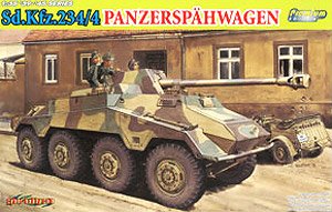 WW.II ドイツ軍 Sd.Kfz.234/4 パックワーゲン 8輪対戦車自走砲(プレミアムエディション) (プラモデル)