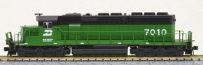 SD40-2 中期形 バーリントン・ノーザン No.7010 ★外国形モデル (鉄道模型)