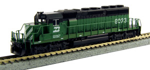 SD40-2 中期形 バーリントン・ノーザン No.8023 ★外国形モデル (鉄道模型)