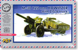 M-30 122mm Howitzer w/Truck ZIS-6 (Plastic model)