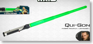 Star Wars - Hasbro Roleplay: Lightsaber / Level 2 Electronic - Qui-Gon Jinn (Henshin Dress-up)