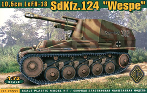 German 10.5 cm SdKfz.124 Wespe (Plastic model)