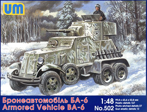 Russia BA-6 Armored Car (6 Wheel) (Plastic model)