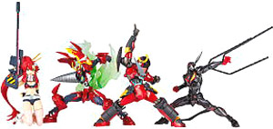 Revoltech Gurren-lagann Set Series No.EX (Completed)