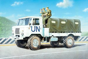 ロシア GAZ-66 軍用トラック (プラモデル)