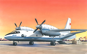 ロシア アントノフ An-32 輸送機/アエロフロートUSSR (プラモデル)