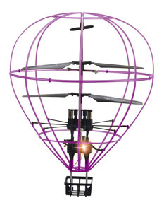 3ch IRC 気球型 ヘリコプター フライング バルーン (紫) (ラジコン)