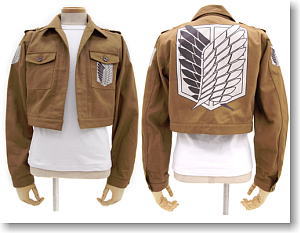 Attack on Titan Corps Jacket Short ver M (Anime Toy)