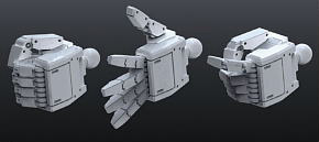 1/144 MSハンド04 (連邦系・Lサイズ) (ガンプラ)