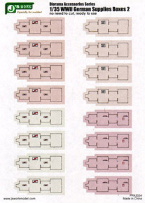1/35 WWII ドイツ 兵站ボックス 2 (プラモデル)