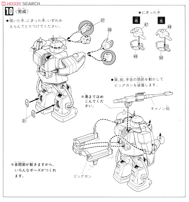 ザクキャノン (Z-MSV) (ガンプラ) 設計図4