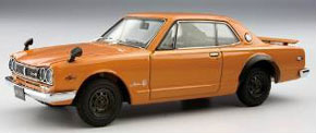 Nissan Skyline 2000GT-R 1971 KPGC10 (2-Door / with Engine) Orange (Diecast Car)