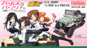 [Girls und Panzer] U.S. Army 1/4(t) 4x4 Truck (Plastic model)