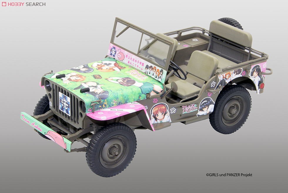[Girls und Panzer] U.S. Army 1/4(t) 4x4 Truck (Plastic model) Item picture1