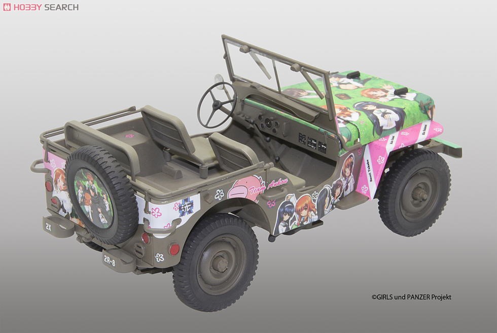 [Girls und Panzer] U.S. Army 1/4(t) 4x4 Truck (Plastic model) Item picture2