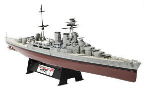巡洋戦艦フッド デンマーク海峡 1941年 -ニューパッケージ- (完成品艦船)