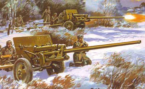 Soviet ZiS-2 Anti Tank Gun 57mm (Plastic model)