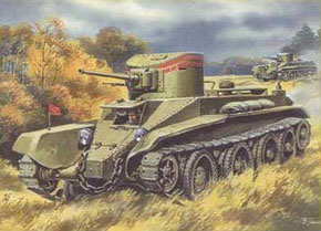 Soviet BT-2 (Plastic model)