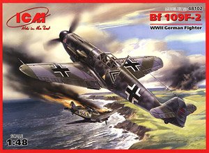 メッサーシュミット Bf109F-2 戦闘機 (プラモデル)