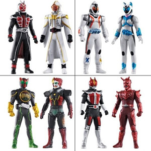 Sofubi Hero Kamen Rider Double Hero Set 10 pieces (Character Toy)