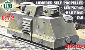 Armored Self-Propelled Leningrad Railroad Car (Plastic model)