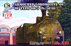 Armored Locomotive of Type OB-3 (Plastic model)