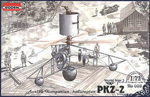 German PKZ-2 Helicopter WW-I (Plastic model)