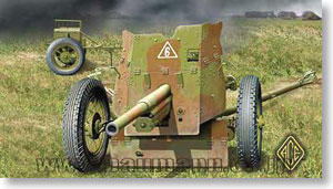 Russian 45mm Anti Tank Gun 1937 (Plastic model)