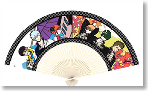 Gintama Folding Fan Yorozuya & Shinsengumi (Anime Toy)