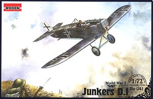 German Junkers D.1 (J9) All Metal Airplanes WW-I (Plastic model)