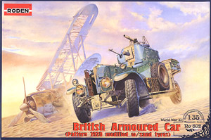 British Rolls-Royce Armored Car Desert Type Mk.I 1920 Revision (Plastic model)