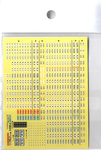 [EVO] 国鉄/JR 103系用 ステッカー No.1 関東エリア (3～6両分) (鉄道模型)