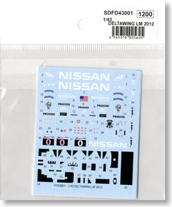 1/43 Delta Wing #0 LM 2012 (Decal)