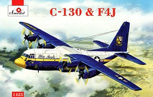 C-130 & F4J Blue Angels (Plastic model)