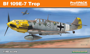 メッサーシュミット Bf109E-7 Trop 熱帯仕様 (プラモデル)