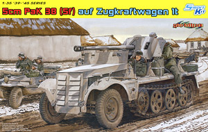 WW.II ドイツ軍 1tハーフトラック 5cm PaK38 対戦車砲搭載自走砲 (プラモデル)