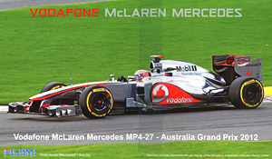 マクラーレン MP4-27 オーストラリアGP ドライバーフィギュア付 (プラモデル)