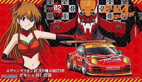 Evangelion RT No.2 DIRECTION Porsche 911 GT3R (Model Car)