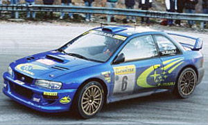 Subaru Impreza WRC`99 (#6) 1999 Monte Carlo (ミニカー)