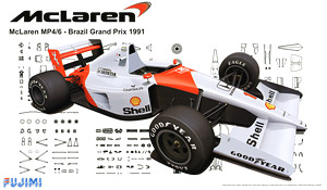 マクラーレン MP4/6 1991 ブラジルGP (プラモデル)