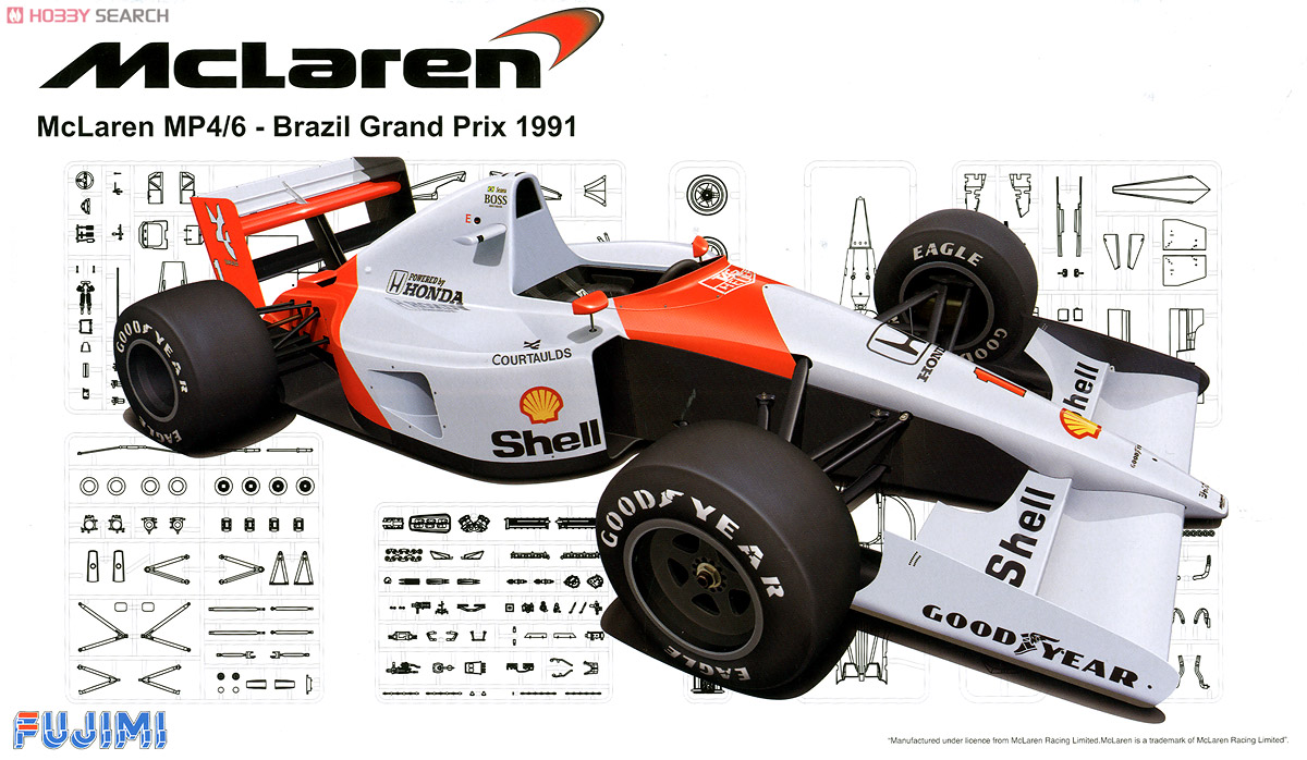 マクラーレン MP4/6 1991 ブラジルGP (プラモデル) パッケージ1