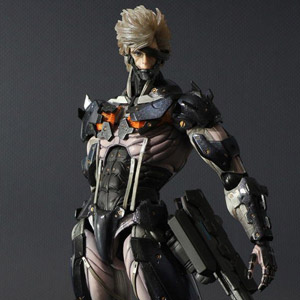 METAL GEAR RISING REVENGEANCE PLAY ARTS改 雷電-Raiden- CUSTOM BODY YELLOW (完成品)